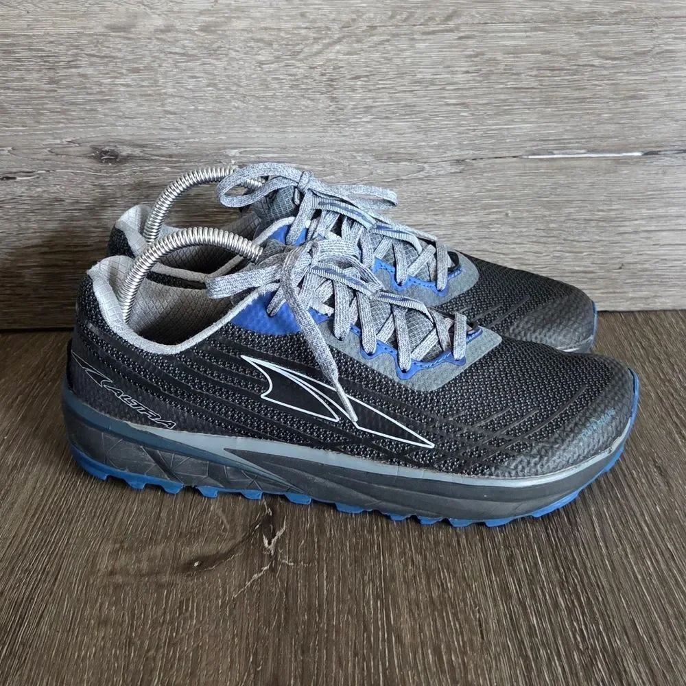 Altra Timpβ2 Men's Size 9 Trail Running Shoes Black Gray Foot Shape